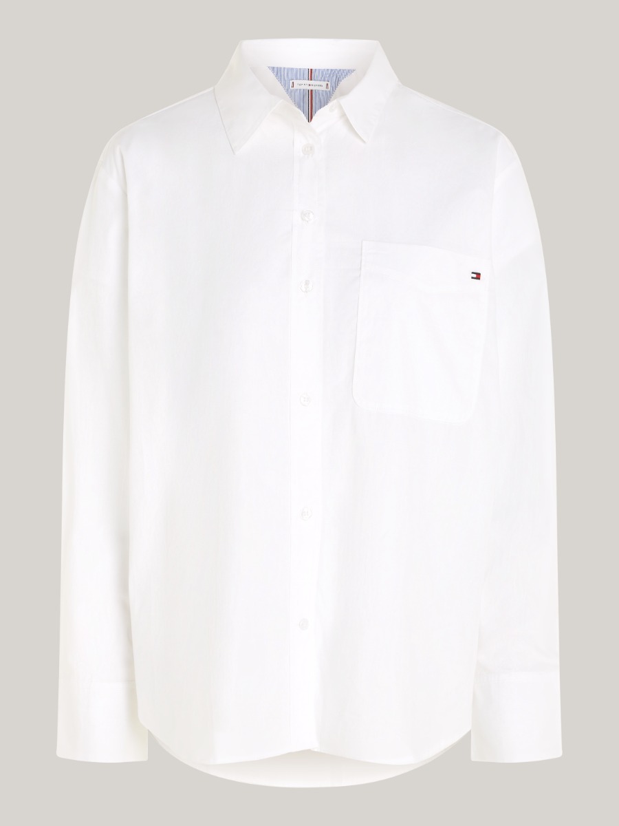 <p style="text-align: left;"><a href="/essential-relaxed-poplin-shirt-optic-white-ww0ww41410ycf">Essential Relaxed Poplin Shirt</a></span>